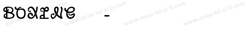 BOXING 字体家族字体转换